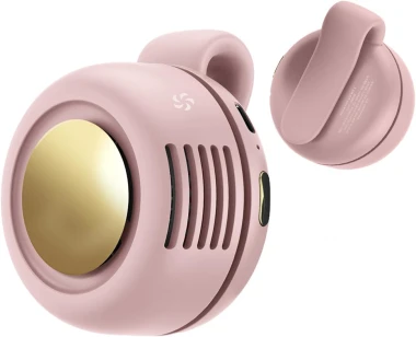 Portable Silent Mini Bladeless Electric Fan,Small fan Clip on for Shirt & Waist,2026 New Mini Bladeless Fan Clip On,Adjustable 3-Speed For Outdoor & Travel & Office, Travel Accessories, Gift