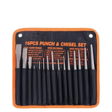 16-Piece Punch and Chisel Set