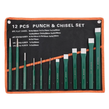 12pcs Precision Punch & Chisel Set
