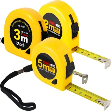Deli 8202 Tape Measure 3 Meter Steel Tape